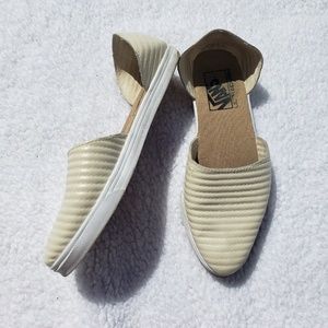 Van's Cream Slip On Size 7